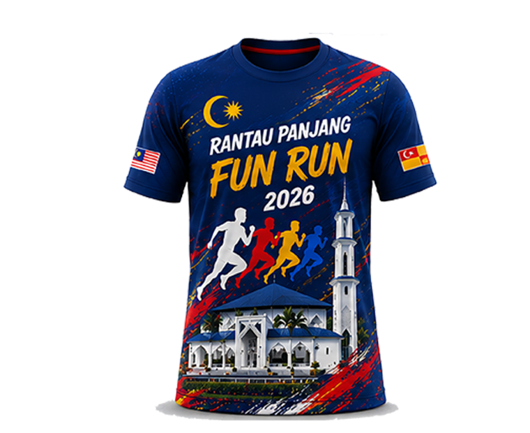New Rantau Panjang Fun Run 2026 T-Shirt Design